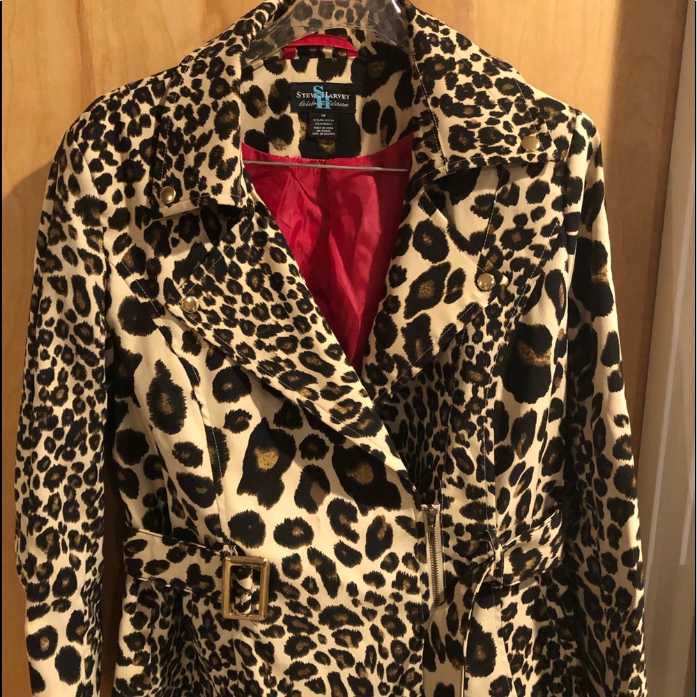 Steve Harvey Leopard Print Jacket